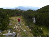 Planina Ravne - Kocbekov dom na Korošici